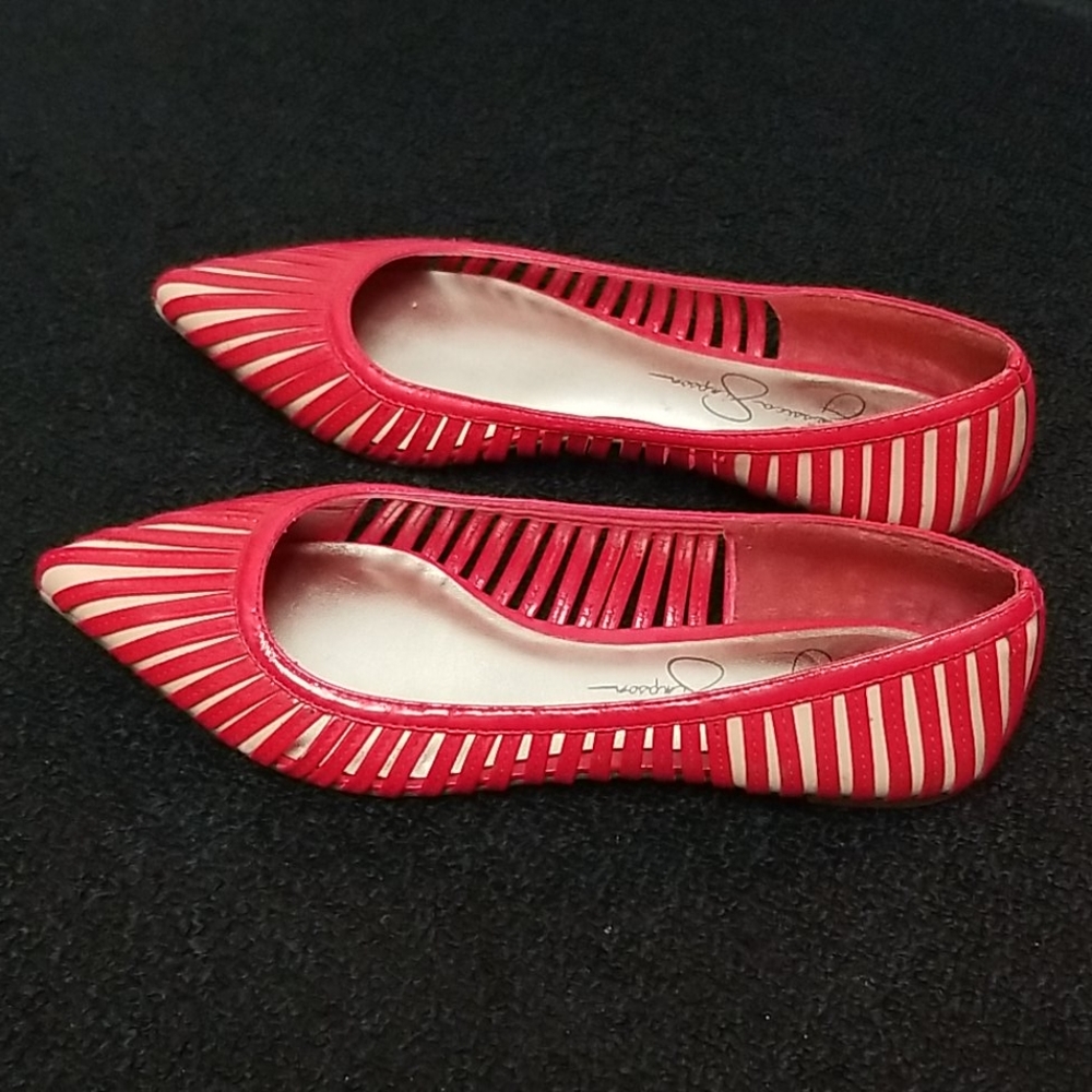 Super unique ballet flat pointy toe slip on goziti